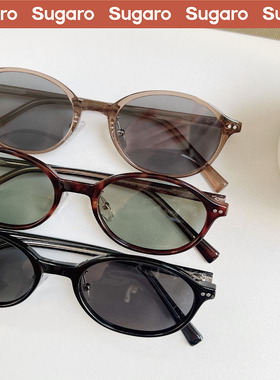 复古书呆子玳瑁偏光太阳镜可配镜