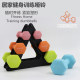 Dumbbell women's fitness home equipment dipped in pure iron