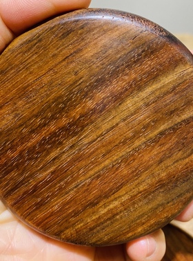 老挝大红酸枝木（交趾黄檀木）一体成型工艺制作杯垫/碗垫/茶壶垫