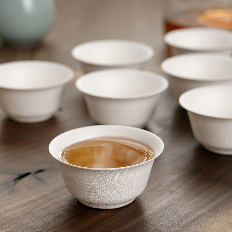 Thickened biodegradable small tasting cup