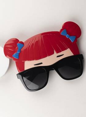 兔子造型搞怪眼镜趣味儿童节日装扮表演道具眼镜动物面具派对装饰