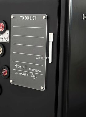 门磁吸贴板10展示留言板0家入户新透明计划表快递亚克力冰箱贴个