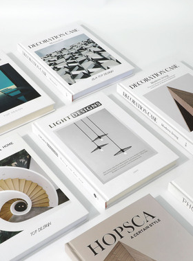 现代简约时尚封面仿真摆件样板房