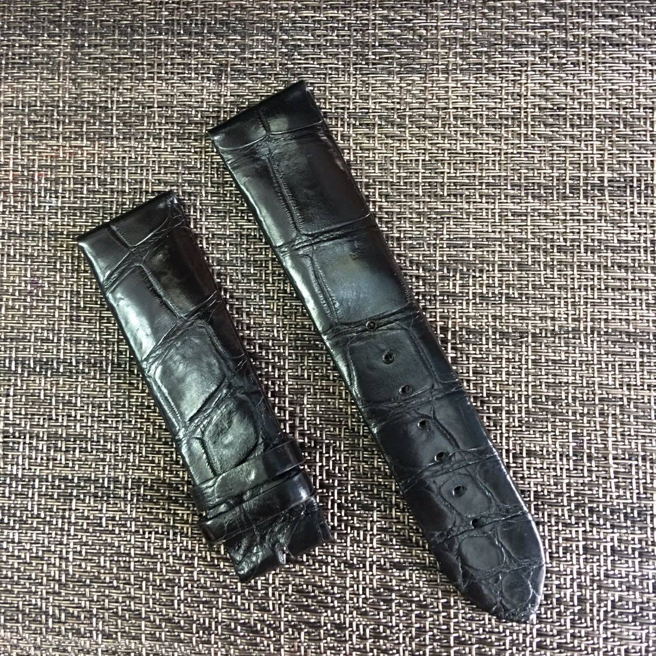 梦诗纯适配雅克德罗20mm鳄鱼皮表带 梦诗纯手表配件