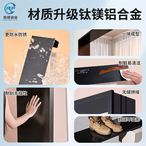铝合金垭口套双边门套包边门框一体成型窗口入户门定制金属边框 - 图3