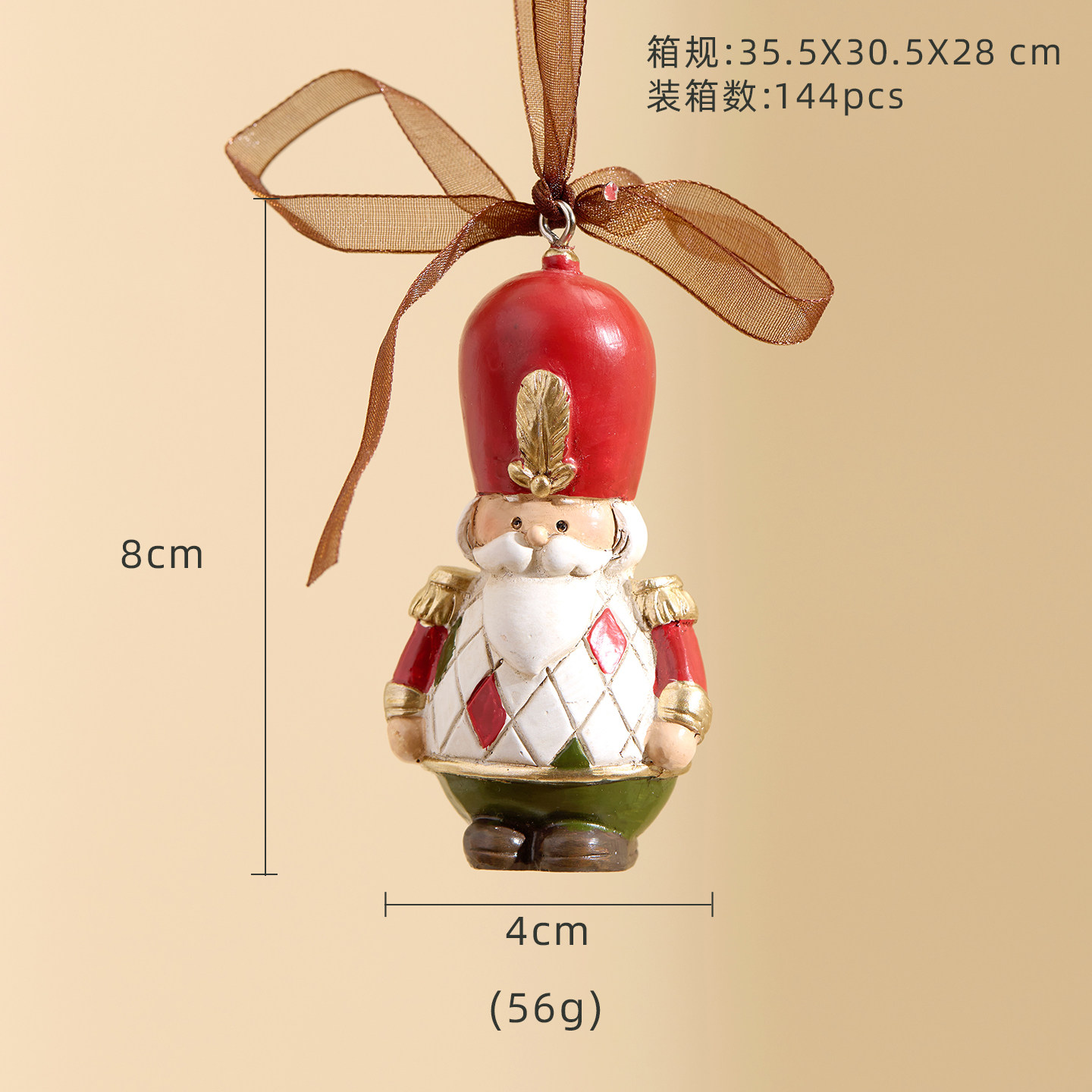 泓瀚出口欧美圣诞装饰品复古立体圣诞树挂件礼品铃铛树脂吊饰挂饰,淘宝优惠券,粉丝福利购,淘宝优惠卷