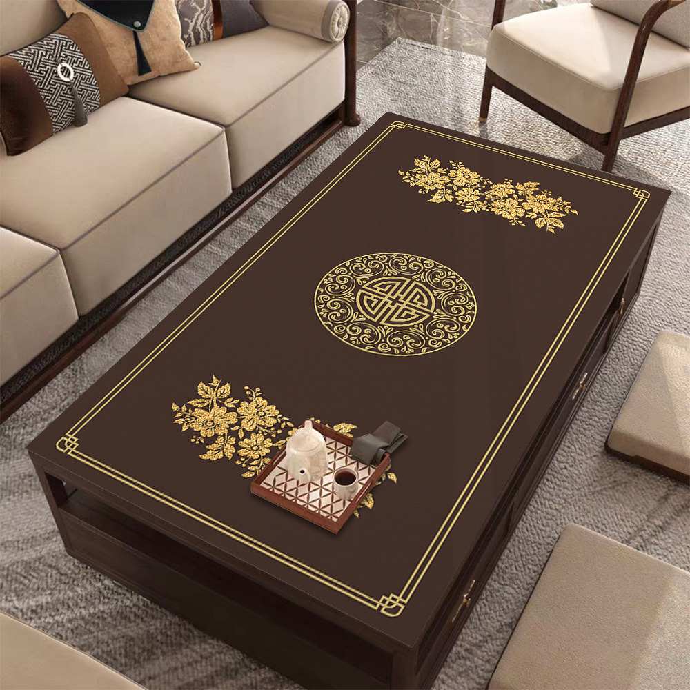 茶几垫餐桌布桌面保护茶几电视柜组合桌布防水防油新中式茶几台布,淘宝优惠券,粉丝福利购,淘宝优惠卷