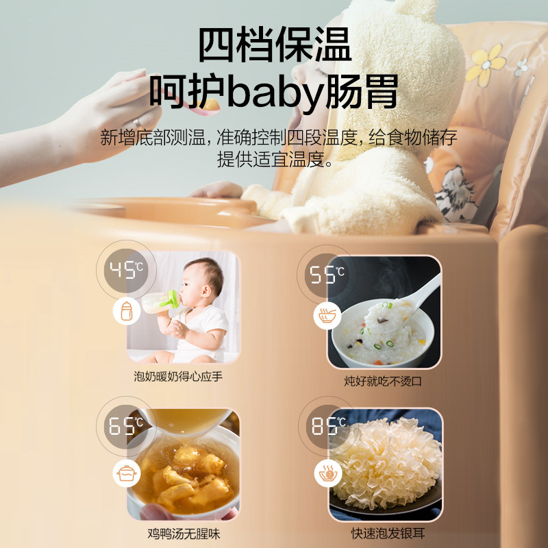 美的燕窝隔水炖家用煮粥神器煲汤锅 美的猫哥电炖/煮粥锅/文火炉