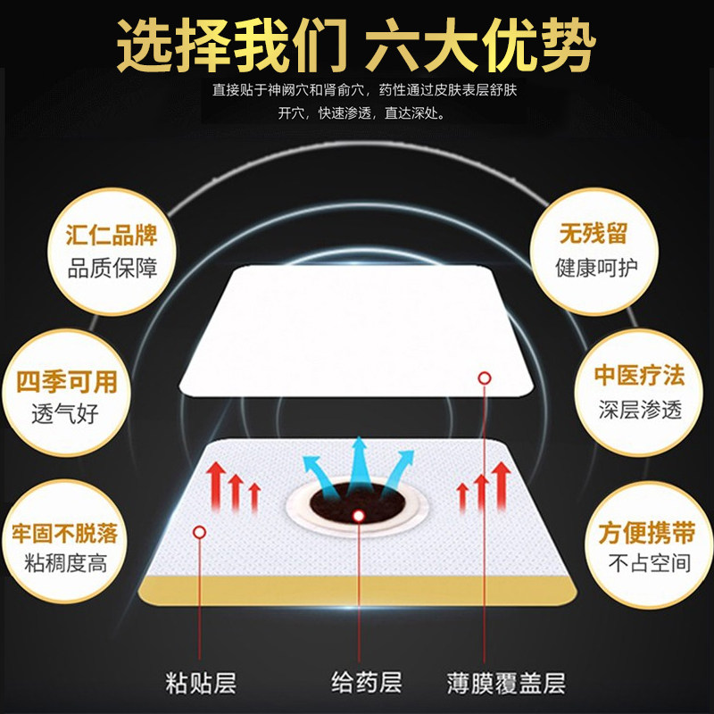 汇仁阳痿早泄治疗敏感肾虚膏药贴 大光明大药房膏药贴（器械）