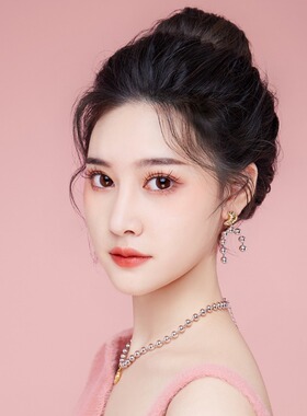 abybcharming小金锭桃花耳环