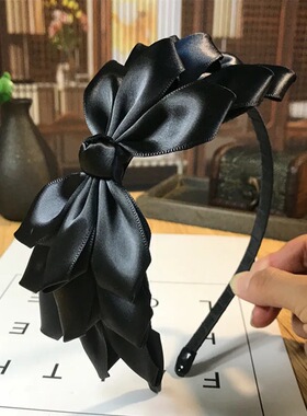 头箍韩版宽边大蝴蝶结
