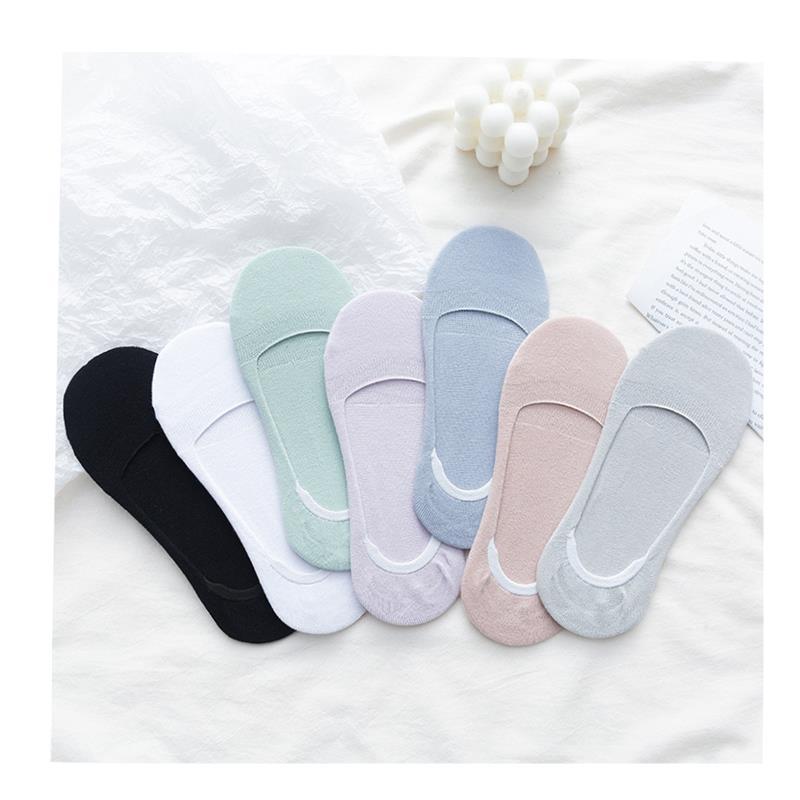 Boat socks womens pure cotton shallow mouth invisible socks - 图3