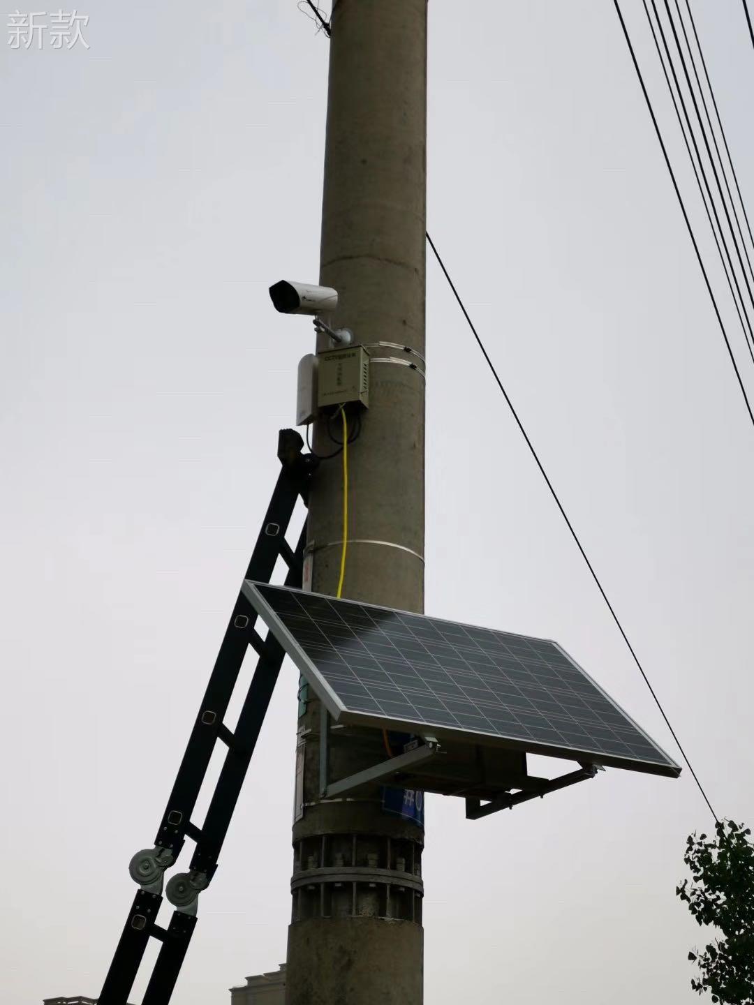 太能套组100瓦单晶太阳能板电60安锂池控阳制器支架-图1