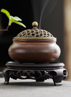 圆形塑料倒流香炉底座