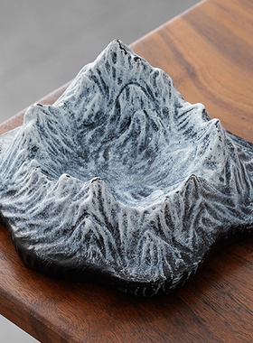 创意潮流雪山烟灰缸北欧风格