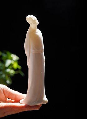 新中式德化白瓷禅意茶道配件