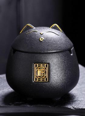 创意客厅烟灰缸陶瓷复古