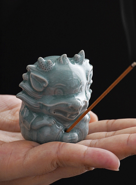 十二生肖茶宠陶瓷线香炉