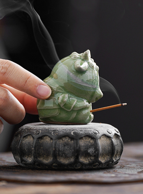 线香炉十二生肖摆件狗猪鸡