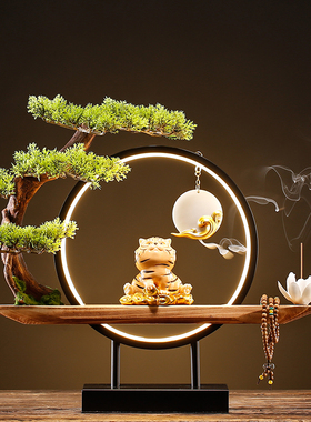新中式禅意倒流香摆件