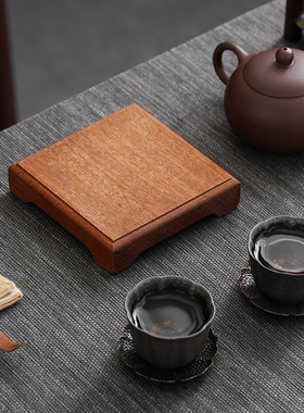 新款沙比利实木底座佛像茶宠摆件