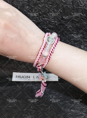 MUON LAKKE/春野樱-原创火影忍者印象派手链生日礼物闺蜜