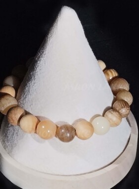 MOUN LAKKE/沙漠之旅-原创天然檀木菩提手串男女款新中式手链礼物