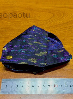 暗夜流光碎彩织锦贝壳大号鲨鱼夹