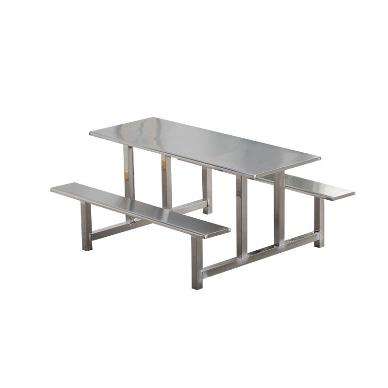 不锈钢食堂餐桌椅组合连体学校学生工厂员工餐厅4人6人8人桌椅凳.,淘宝优惠券,粉丝福利购,淘宝优惠卷