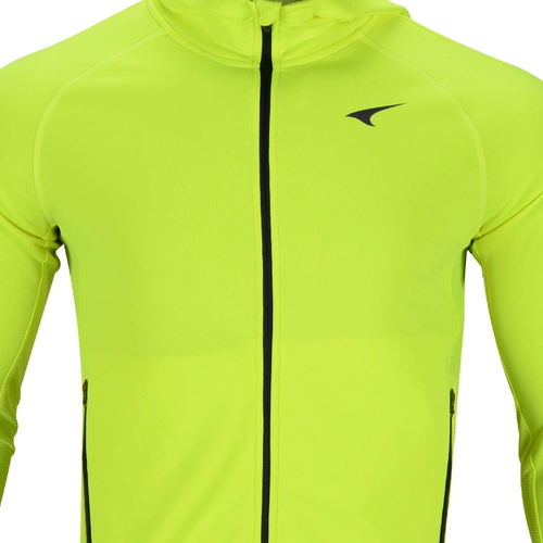 Детская спортивная осенняя тонкая дышащая эластичная куртка с капюшоном для тренировок для отдыха