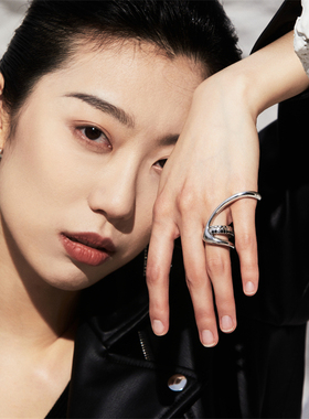 Cuz Strange Intention/尼罗异形戒指/原创小众情侣轻奢法式