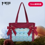 WEGO атласная сумка от боли в толстом кишечнике, размер S, сумка от боли с лентой, двумерная сумка на плечо «сделай сам», просо