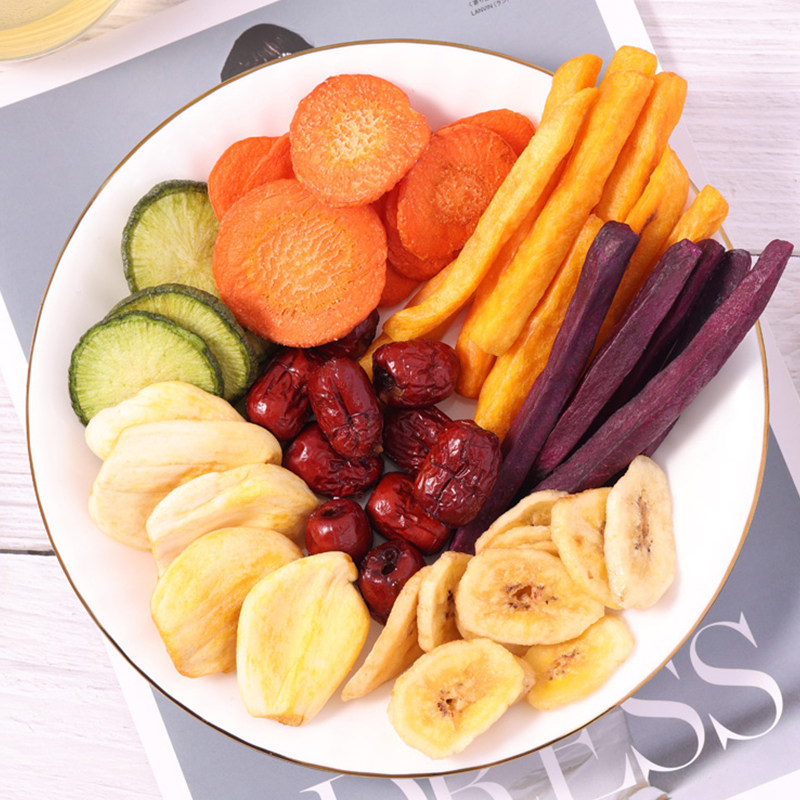 元气简餐综合什锦果蔬脆片蔬菜干水果干混合装小包装儿童零食休闲