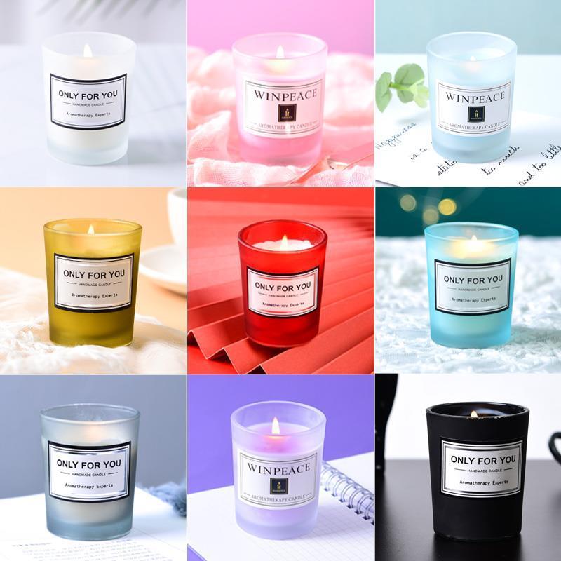 non-smoking, scented glass candles candle smokeless 香薰蜡烛 - 图0