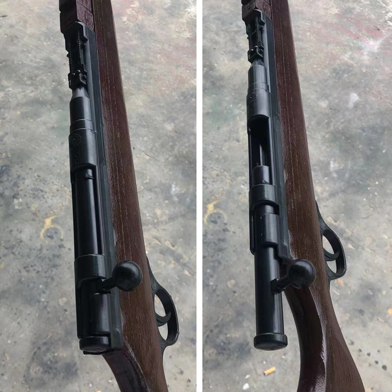 舞台影视道具木质三八大盖步枪八路军长枪戏剧新四军红军武器刺刀 - 图0