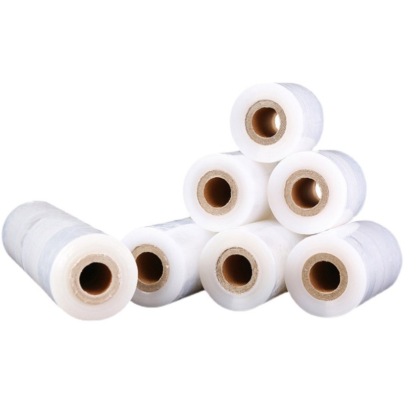 PE小卷缠绕膜外卖打包盒封口保鲜膜5cm6cm工业小号捆菜拉伸包装膜,淘宝优惠券,粉丝福利购,淘宝优惠卷