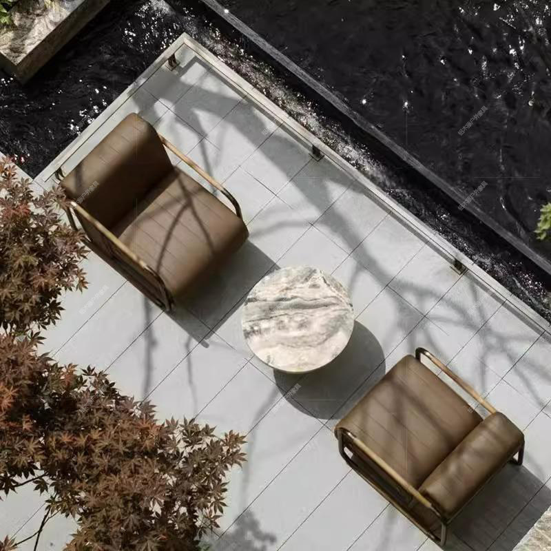 户外沙发组合庭院别墅露台样板房休闲民宿花园阳台皮制室外家具,淘宝优惠券,粉丝福利购,淘宝优惠卷