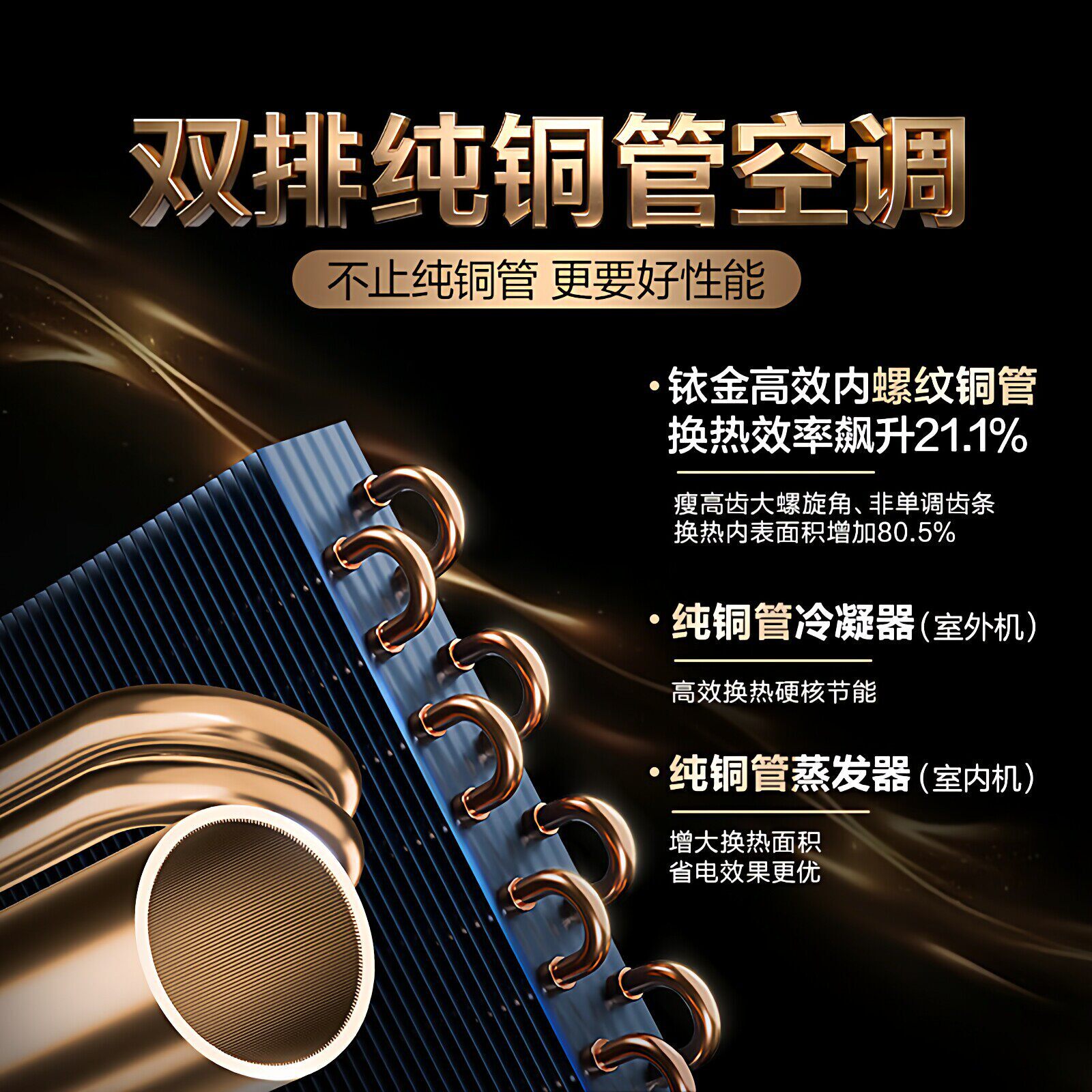 大挂机】海尔空调3匹2匹家用一级能效省电变频客厅除湿统帅旗舰店