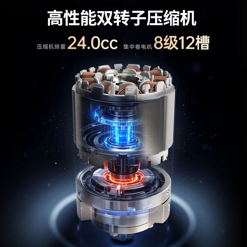 【26年新品】海尔空调3匹家用一级变频立式客厅柜机统帅LTA