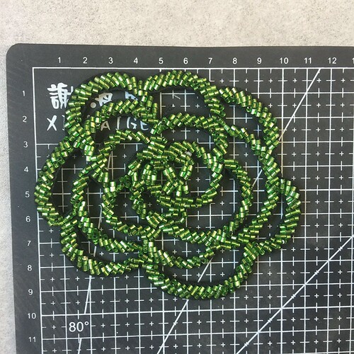 小香风镂空玫瑰花手缝串珠贴花 DIY手工钉珠钉钻珠片服装鞋帽辅料 - 图2