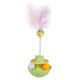 Cat Toy Tumbler Funny Cat Stick Cat Self-Happiness Relief Artifact with Cat Mint Ball Kitten Toy Cat Turntable