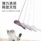 Door-mounted cat toy for cats to entertain themselves and relieve boredom