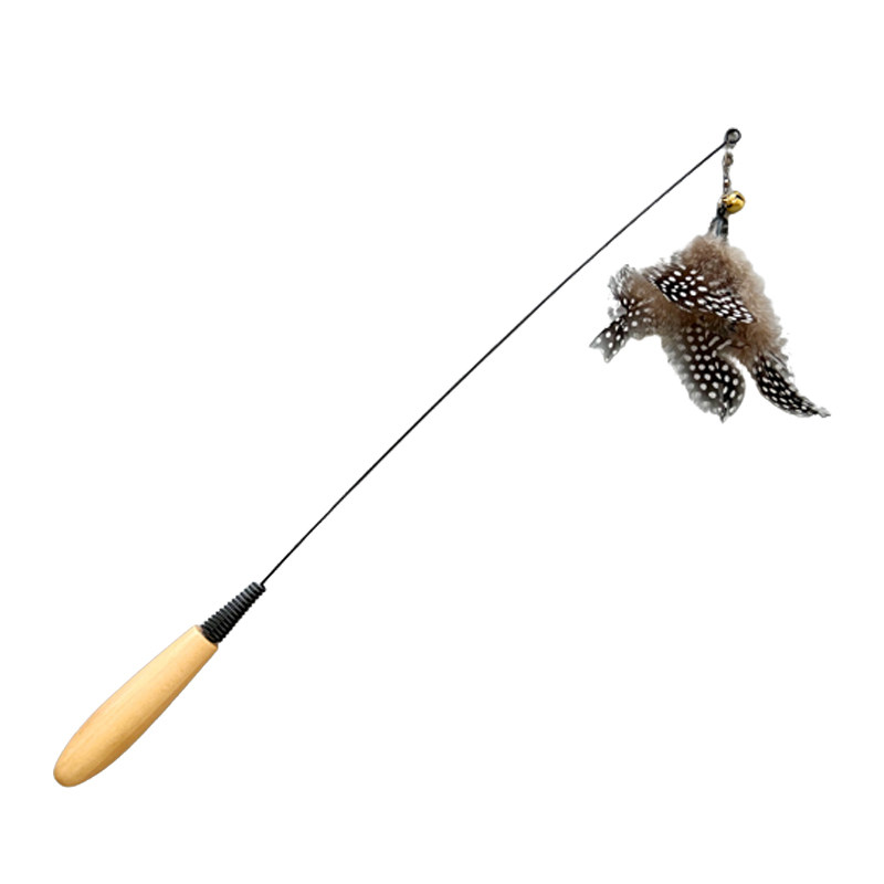 CFA赛级逗猫棒猫玩具自嗨解闷长杆羽毛耐咬可替换头猫咪用品大全 - 图3