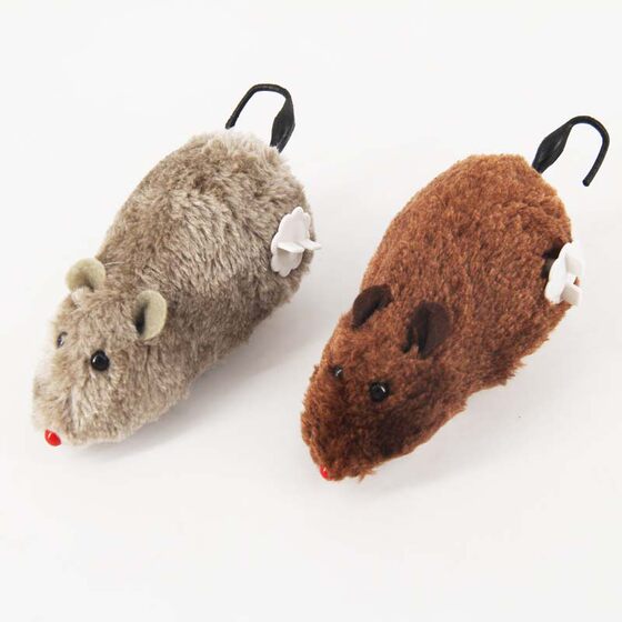 Cat toy wind-up mouse cat toy wind-up plush simulation electric remote control mouse kitten to amuse the cat