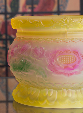 琉璃有求必应香炉佛前供佛摆件