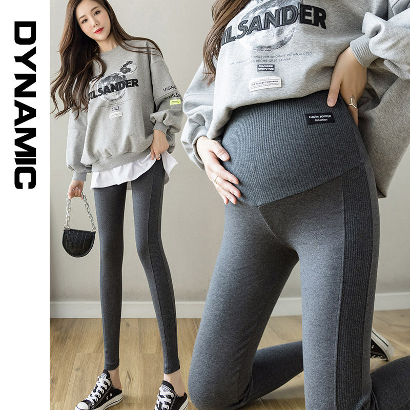 孕妇加绒纯棉外穿托腹孕妇裤打底裤 活力象母婴孕妇打底裤