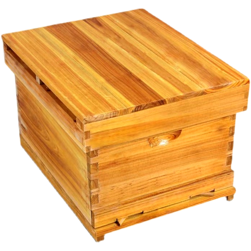 箱平蜂杉防煮h蜡中箱带巢框密蜂箱养蜂工具全套标准十框木腐蚀