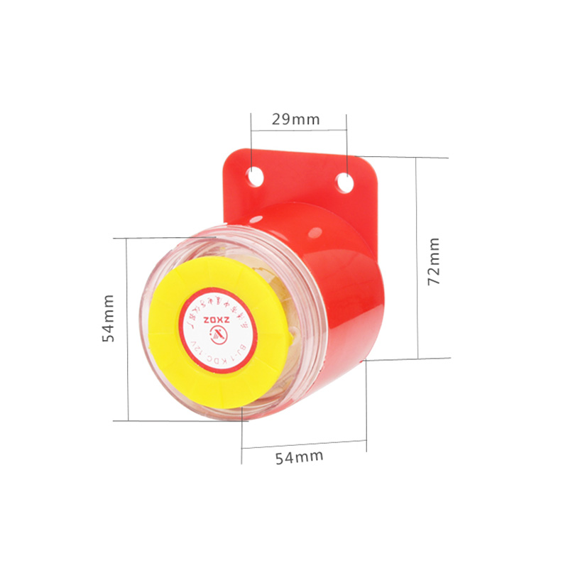 高分贝电子蜂鸣器BJ-1IEK有源三音220V24V12V音乐声防盗报警喇叭 - 图0