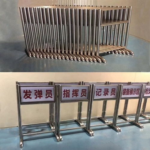 【工厂直发】靶场场地标识牌靶位牌替换插板牌不锈钢板牌防水双面 - 图0