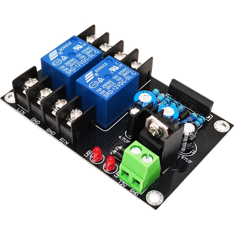 2.0双声道UPC1237喇叭保护板功放音箱扬声器保护单电源大功率600W - 图1